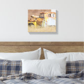 Namibië Afrika verliet landschap autowrak Canvas Afdruk (Insitu (Slaapkamer))