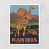 Namibië Afrika Vintage Reizen  Briefkaart (Voorkant)