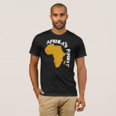 Namibië, Afrikaanse kaart T-shirt (Voorkant volledig)