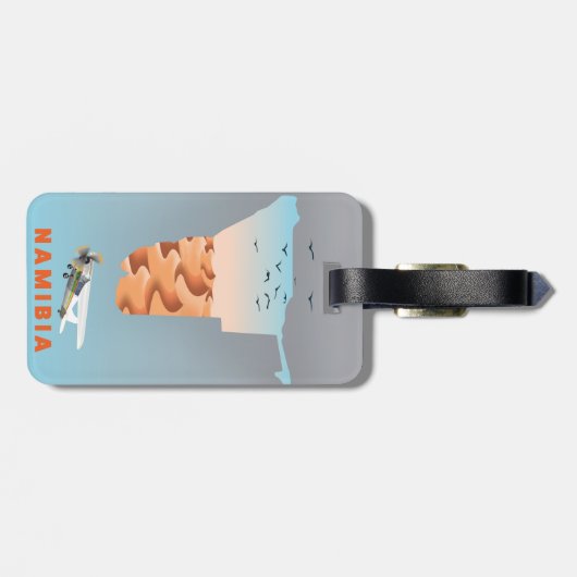 Namibië Bagagelabel (Achterkant horizontaal)