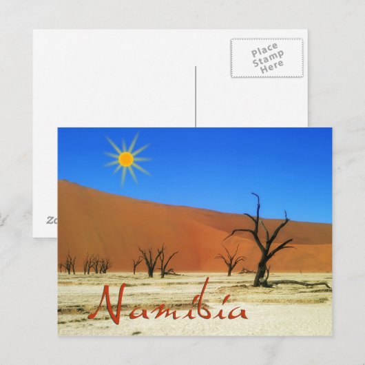 Namibië Briefkaart (Voorkant / Achterkant)