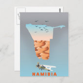 Namibië Briefkaart (Voorkant / Achterkant)
