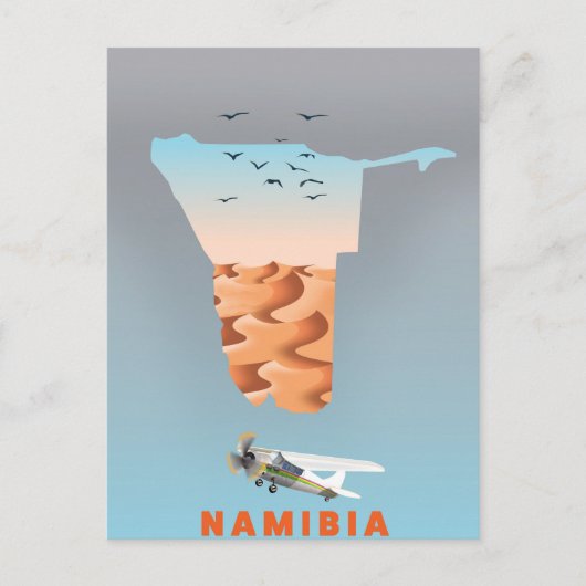 Namibië Briefkaart (Voorkant)