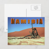 Namibië Briefkaart (Voorkant / Achterkant)