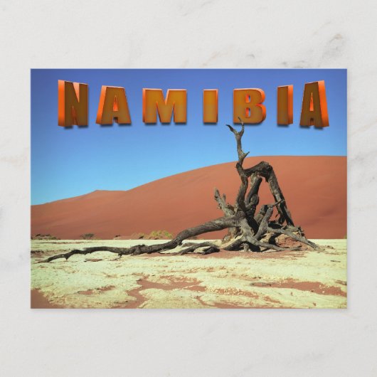 Namibië Briefkaart (Voorkant)