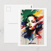 Namibië Briefkaart - Wereld aan Collectie (Voorkant / Achterkant)