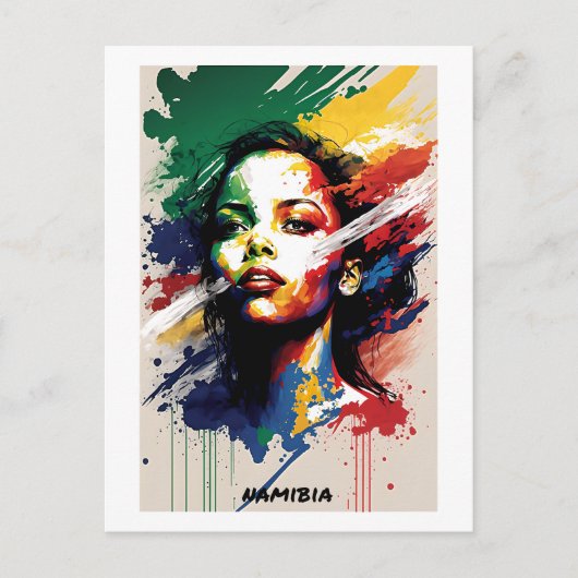 Namibië Briefkaart - Wereld aan Collectie (Voorkant)