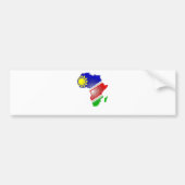 Namibië Bumpersticker (Voorkant)