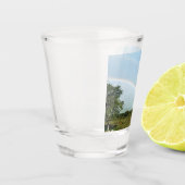 Namibië dubbele regenboog shot glas (Links)