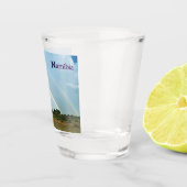 Namibië dubbele regenboog shot glas (Rechts)