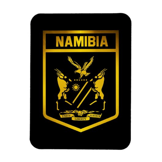 Namibië Emblem Magneet (Verticaal)
