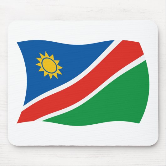 Namibië Flag Mousepad Muismat (Voorkant)