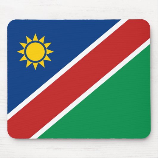 Namibië Flag Mousepad Muismat (Voorkant)