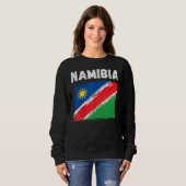 Namibië Flag Souvenir Hiking Holiday 2022 Trui (Voorkant volledig)