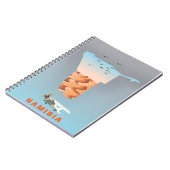 Namibië kaart post-it noten notitieboek (Linkerzijde)