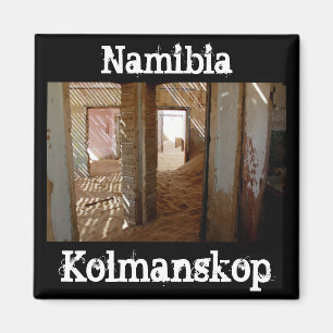 Namibië Kolmanskop House Dune Landscape Ghost Town Magneet