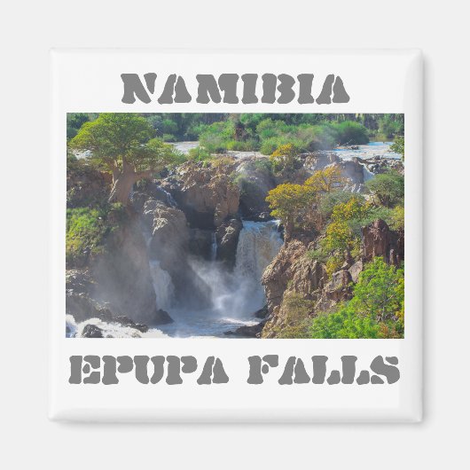 Namibië Kunene Herfsten Landschap Baobabs Magneet (Voorkant)