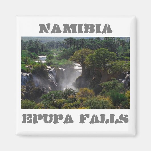 Namibië Kunene Herfsten Landschap Baobabs Magneet (Voorkant)