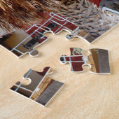 Namibië Lüderitz Architecture House Palm Tree Legpuzzel (Zijkant)