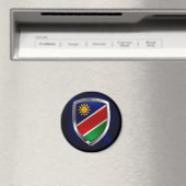 Namibië Metallic Emblem Magneet (Insitu (Vaatwasser))