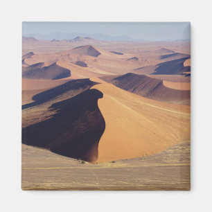 Namibië, Namib-Naukluft Park. Luchtfoto van Magneet