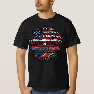 Namibië Namibische Amerikaanse vlag T-shirt