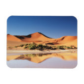 Namibië, regio Sossusvlei, Sand Dunes in woestijn Magneet (Horizontaal)