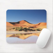 Namibië, regio Sossusvlei, Sand Dunes in woestijn Muismat (Met muis)