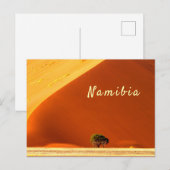 Namibië rode duinen van Sossusvlei foto met tekst Briefkaart (Voorkant / Achterkant)