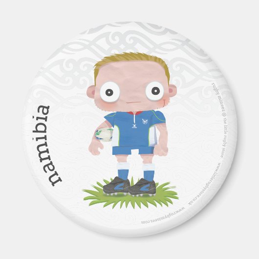 Namibië Rugby Koelkast Magnet (Voorkant)