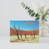 Namibië Sossuslvei Briefkaart (Staand voorkant)