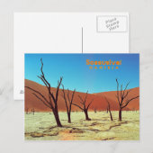 Namibië Sossuslvei Briefkaart (Voorkant / Achterkant)