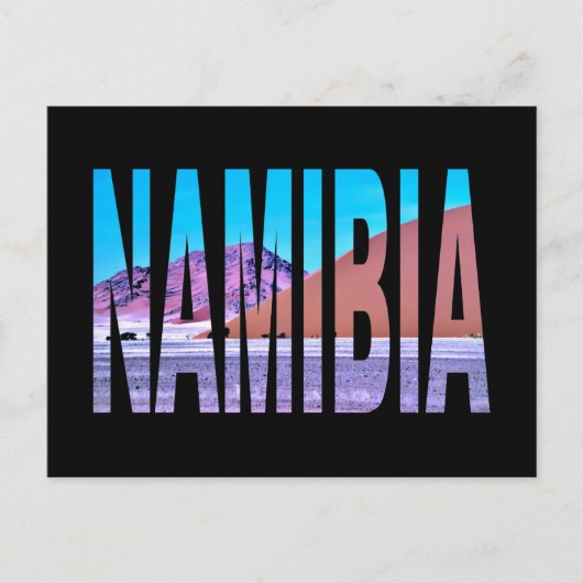 namibië sossusvlei briefkaart (Voorkant)