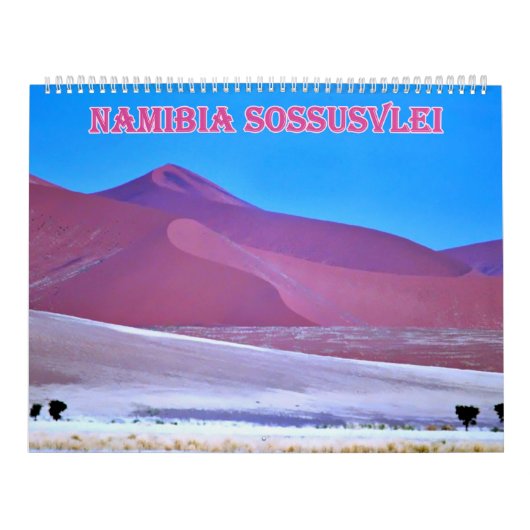 Namibië sossusvlei kalender (Hoes)