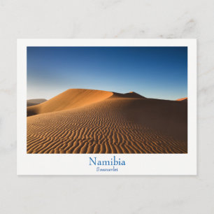 Namibië - Sossusvlei woestijn-briefkaart met tekst Briefkaart