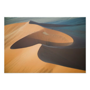 Namibië, Soussevlei, Grote Rode Zandduinen, Foto Afdruk