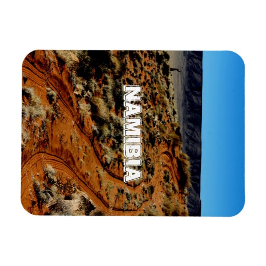 Namibië Tirool Namib woestijnlandschap Rode bodem Magneet (Horizontaal)