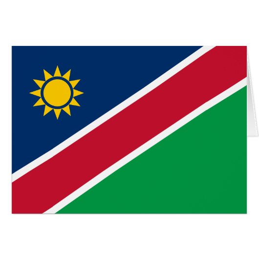 Namibië vlag (Voorkant Horizontaal)