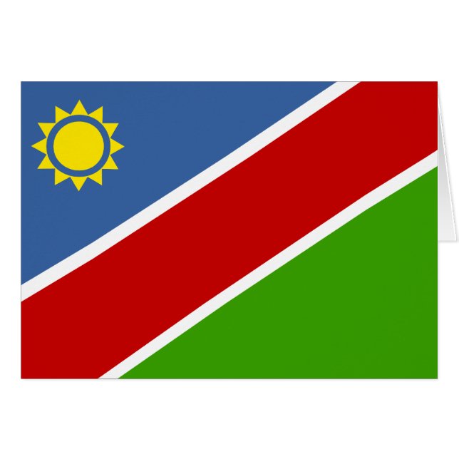 Namibië vlag (Voorkant Horizontaal)