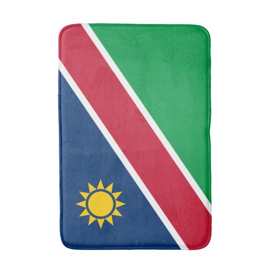 Namibië vlag badmat (Voorkant Verticaal)