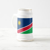 Namibië vlag bierpul (Voorkant links)