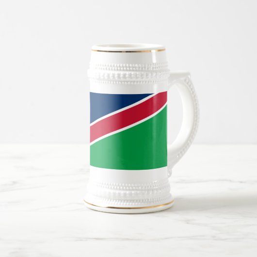 Namibië vlag bierpul (Voorkant rechts)