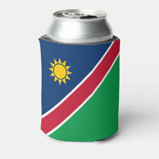 Namibië vlag blikjeskoeler (Blikje Achterkant)