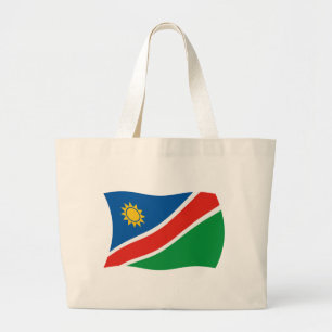 Namibië Vlag Boodschappentas Grote Tote Bag