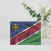 Namibië vlag briefkaart (Staand voorkant)