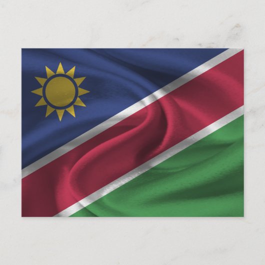 Namibië vlag briefkaart (Voorkant)