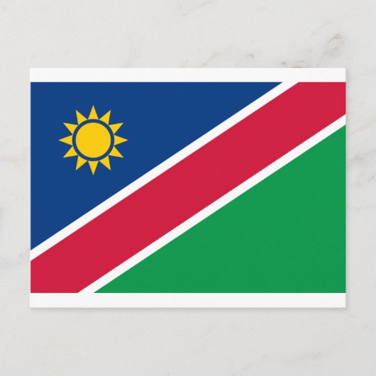 Namibië vlag briefkaart (Voorkant)