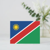 Namibië Vlag Briefkaart (Staand voorkant)