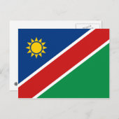 Namibië Vlag Briefkaart (Voorkant / Achterkant)