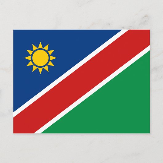 Namibië Vlag Briefkaart (Voorkant)